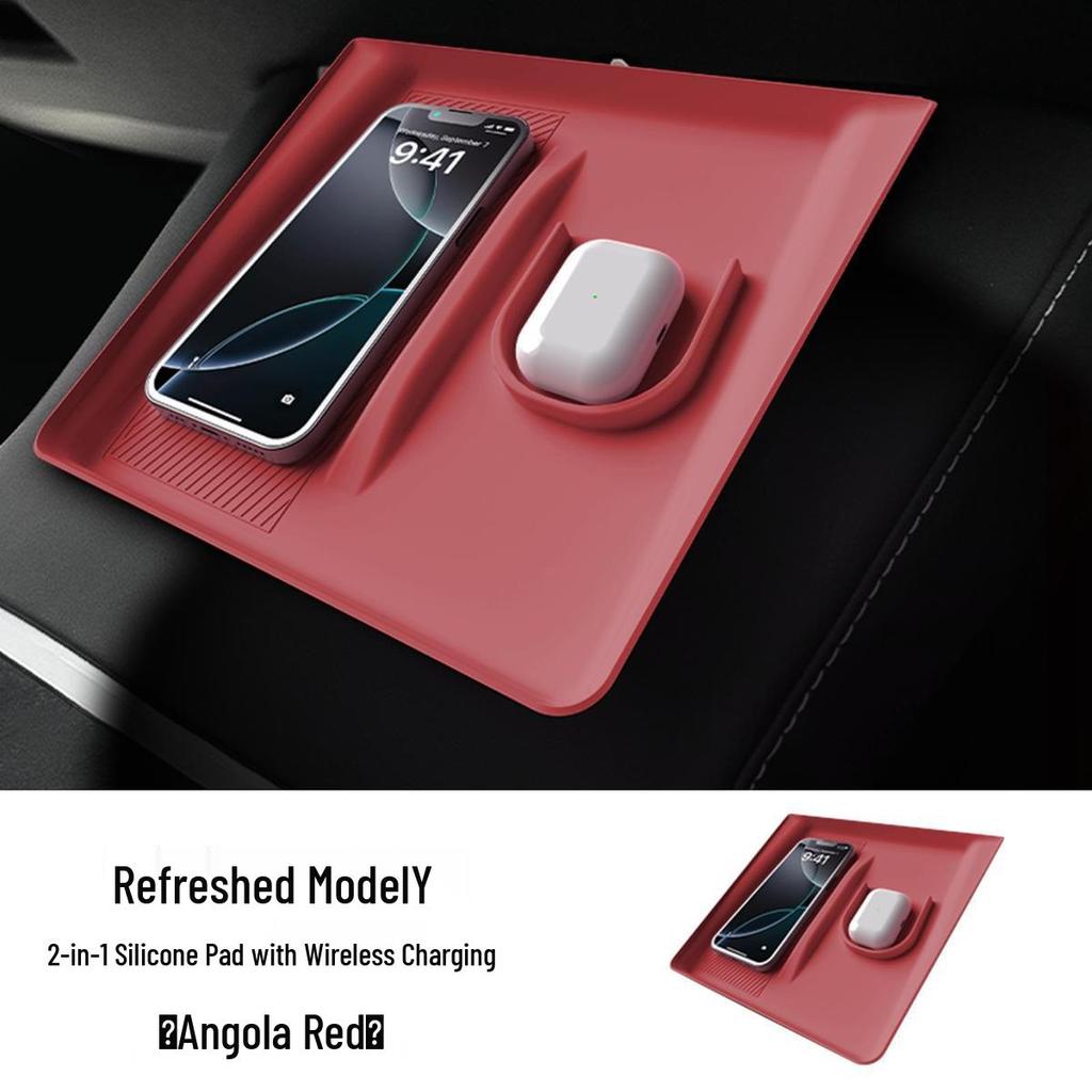 Tesla Model 3/Y Central Control Protective Silicone Pad & Interior Modification Accessory
