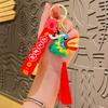 Keychain Dragon Adorable Lunar New Year Charm Silicone Cartoon Gift Accessory