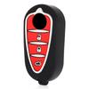 New 3 Buttons Silicone Car Key Case Cover For Alfa Romeo Mito Giulietta Folding Flip Remote Car Key Shell