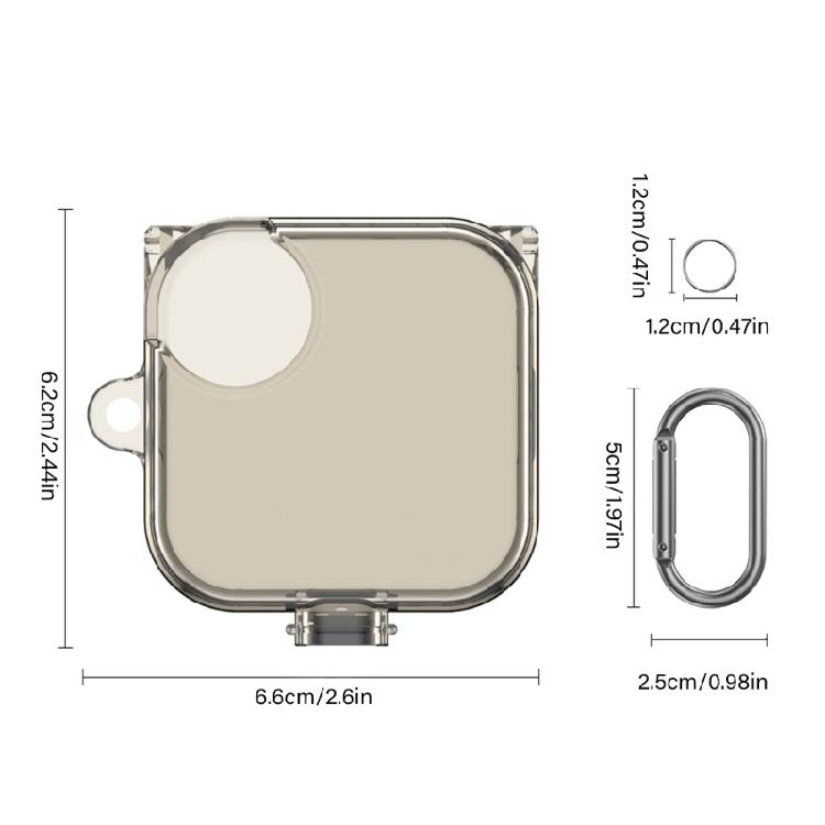 Headphone Clear Protective Case for CMF Buds 2 Cover Shockproof Shell Washable Housing Antidust Sleeve Soft Guard Skin