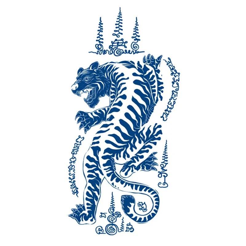 Saft Tinte Tattoos Körper Kunst Dauerhaft Wasserdicht Temporäre Tattoo Aufkleber Löwe Tiger Tatoo Arm Gefälschte Astronaut Tatto Frauen Männer