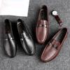 Fashion Mens Loafers Men Casual Spring Autumn Casual Shoes 2024 Luxury Brand Men's Business Shoes Genuine Leather for Men Slip On Shoes
