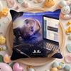 Fashion Jul The Machine Pillow Case Short Plush Double-Sided Printing Home Machine Washable In Warm Winter Cushion Cover