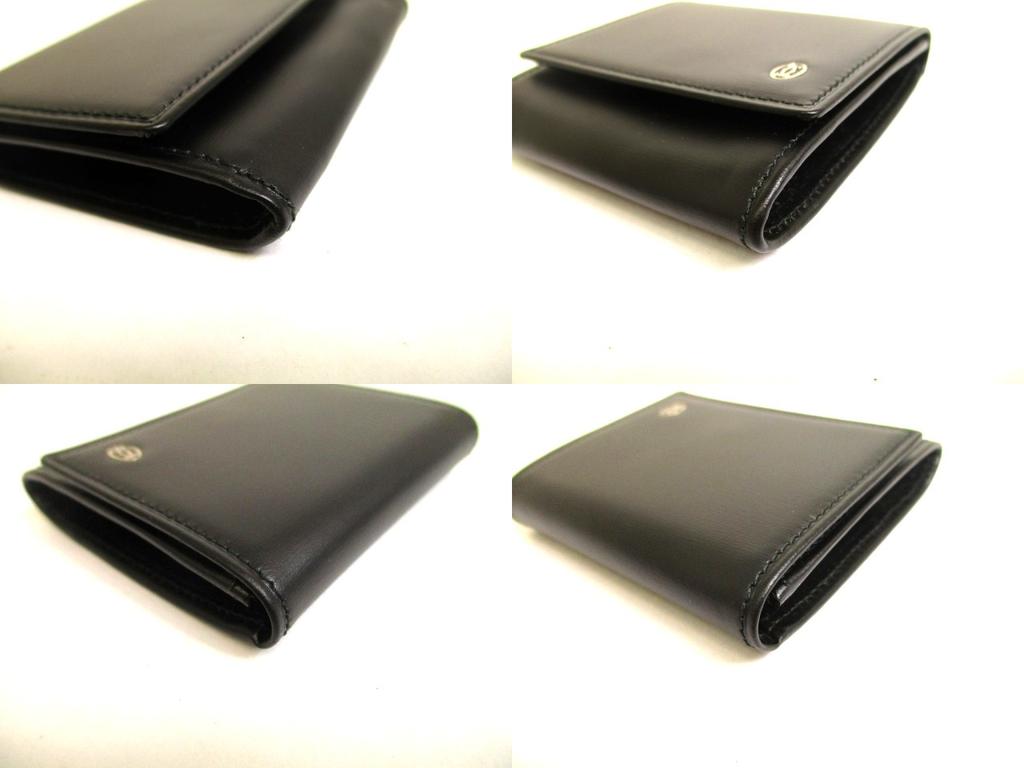 Authentic Cartier Pasha De Cartier Black Leather Silver H/W Coin Purse #a948  Refurbished