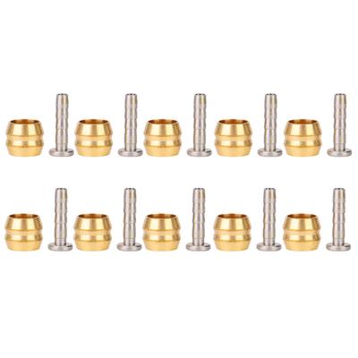 Mountainbike Fahrrad BH90 Hydrauliköl Olive Pin Schlauchverbinder Set(Zehn Paare)
