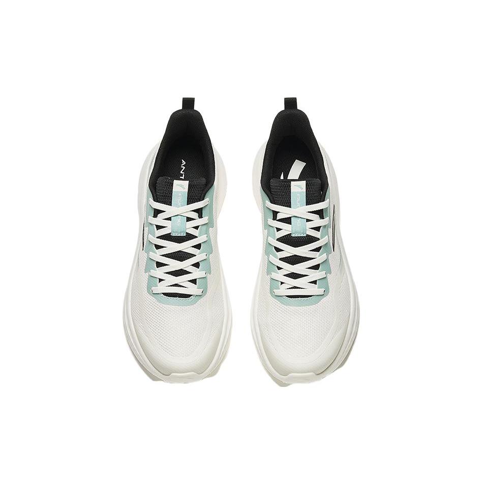 New Anta Cushioning Anti Slip And Wear Resistant Low Top Running Shoes Men's White Blue 912415522-2