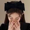 1pc The Large-sized Velvet Bow Hairband for The Winter and Autumn Season Is Suitable for Party Decorations or Daily Use. It Is A Fashionable Hairband