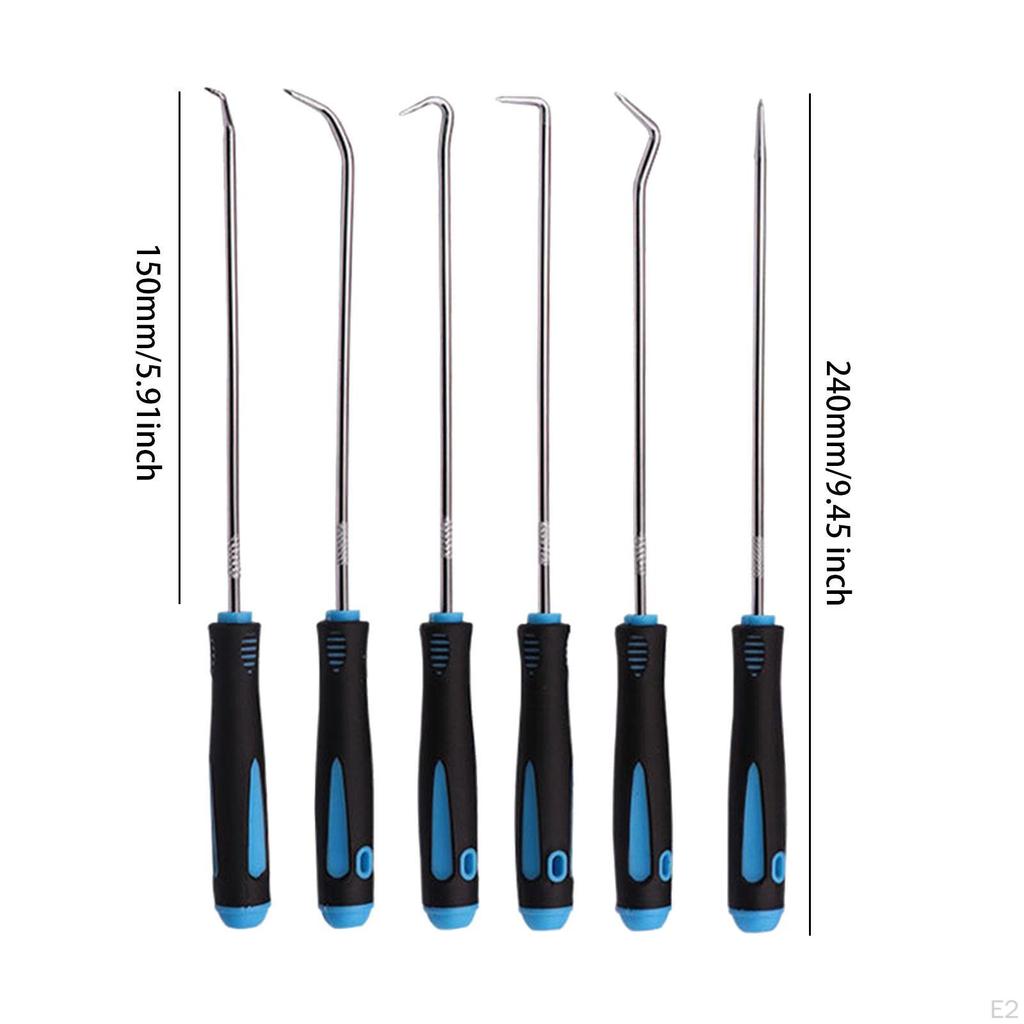 6 Pick and Hook Set Auto Maintenance O Rings Seal Gasket Automotive