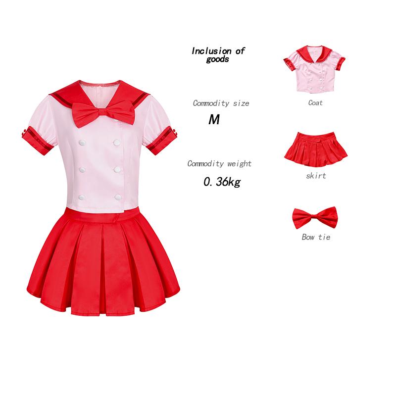 

Костюм для косплея Mermaid Melody Рождественский ролевой комикс Индивидуальный Mooyiyi Люсия Школьная форма Костюм на Хэллоуин L 50-55kg бежевый