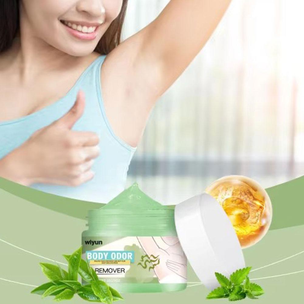 Underarm Odor Cream Deodorant - Body Sweat Control Armpit Bad Smell Removal Lasting Refreshing Sweatproof for Significant Effect