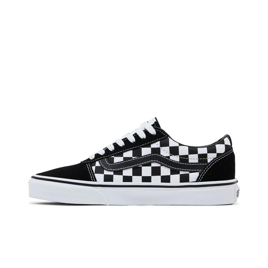 Vans Ward 'Checkered' (Unisex) Black / True White Skate Shoes VN0A38DMPVJ