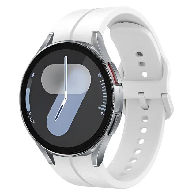 Oryginalny Silikonowy Pasek Do Samsung Galaxy Watch 7/6/5/4 44mm 40mm 5 Pro Sportowa Bransoleta Galaxy Watch 6 4 Classic 47mm 43mm Pasek