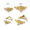 Nippon Chuko Gold Cat Claw Feet Hardware Large 4-Pack with Screws ACF2-G for Crafting