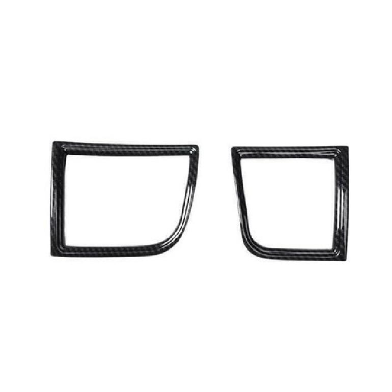 Console Side Outlet Vent Frame Cover For Ford Explorer 2011-19 ABS Carbon Fiber