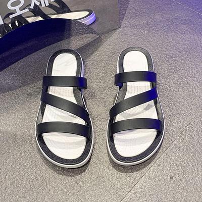 2025 Summer New Models Can Be Worn Outside Wet Water Beach Cool Slippers Women's Versatile Soft Bottom Non-slip Casual Women's Cool Slippers