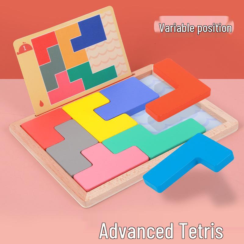 Children s 3D Tetris Jigsaw Puzzle for Boys and Girls, Versatile Building Blocks for Early Education (Ages 3+)
