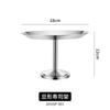 Stainless Steel Cake Rack High Footed Dessert Plate Pudding Cup Ice Cream Bowl Dim Sum Dish Pastry Plate Fruit Plates Snack Bowl