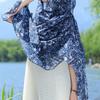Sun Protection Ethnic Style Shawl Wraps Beach Scarf Vintage Sunscreen Shawl  Outdoor