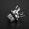 Mactions Crown Style Vented Fuel Tank Cap Gas Cap For Harley Sportster XL 883 1200 Touring Road King Dyna Softail Custom