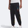 adidas Originals Metallic Track Pants 'Black/Platinum Metallic' Men's FS7325