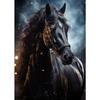 Handsome Horse Wild Animal Poster Horses Portrait Photography Canvas Painting Modern Wall Art  for Living Room Home Decor Mural