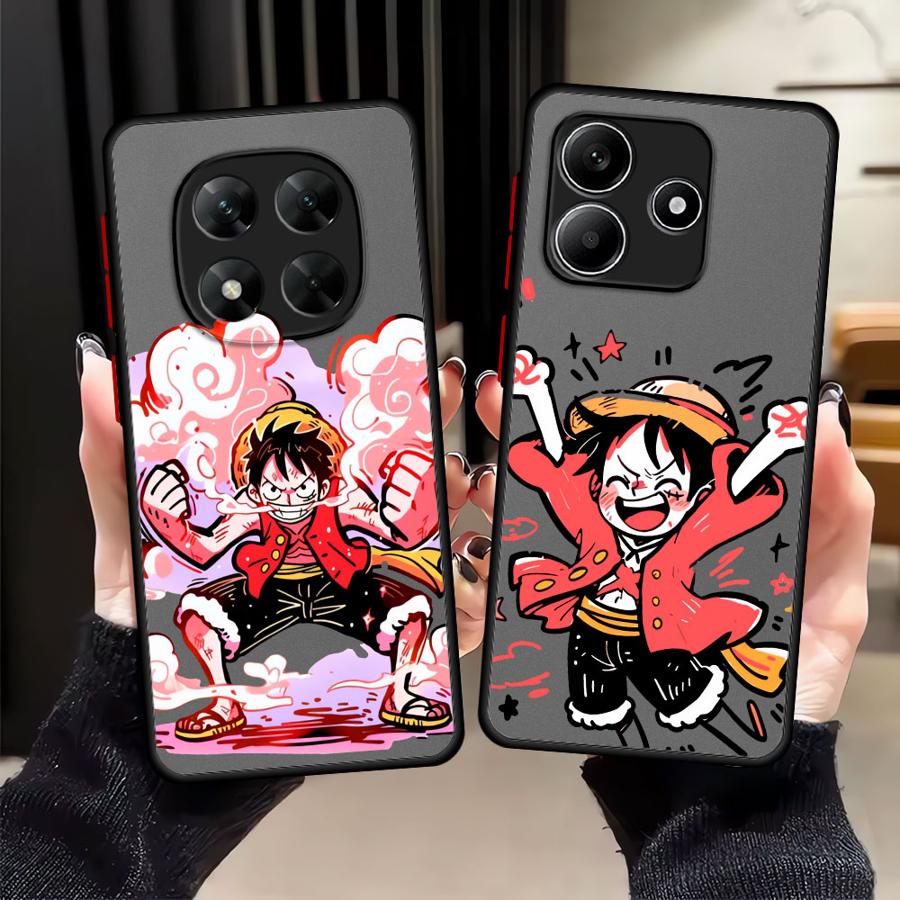 Funda Back Phone Cover Case for Xiaomi Redmi Note 14 A4 11 14C 13 Pro Plus 10 9S 12 13C Cartoon O-One Pieces
