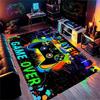 Gaming for Boys Room Gamer Casual Carpet with Controller Design Rug for Game Room Bedroom Decor Machine Washab Mat