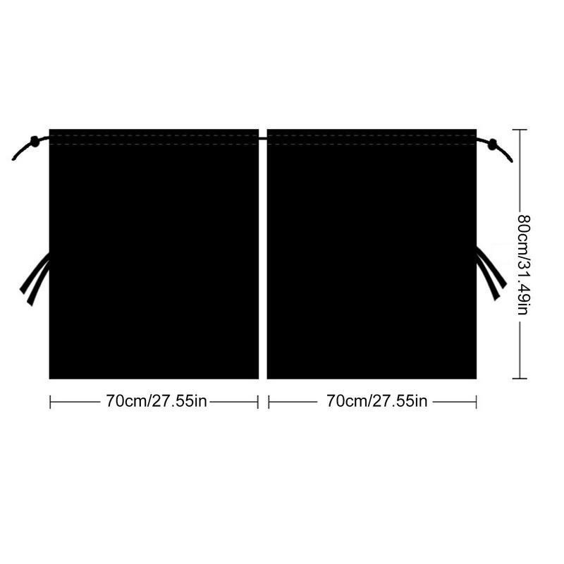 Car Privacy Curtains 2 Pieces Divider Partition Screen For Car Vehicle Interior Partition Screen For Camping Travel Business