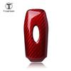 T-Carbon  Glass Fiber Car Key Case Cover Fit For Ford 3 Button Key Fob Shell Interior Accessories