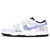 Dunk Black White, Light Purple Star Abrasion Resistant Abrasion Resistant Low Top Skateboard Shoes Unisex Purple DD1391-100(Team883-)
