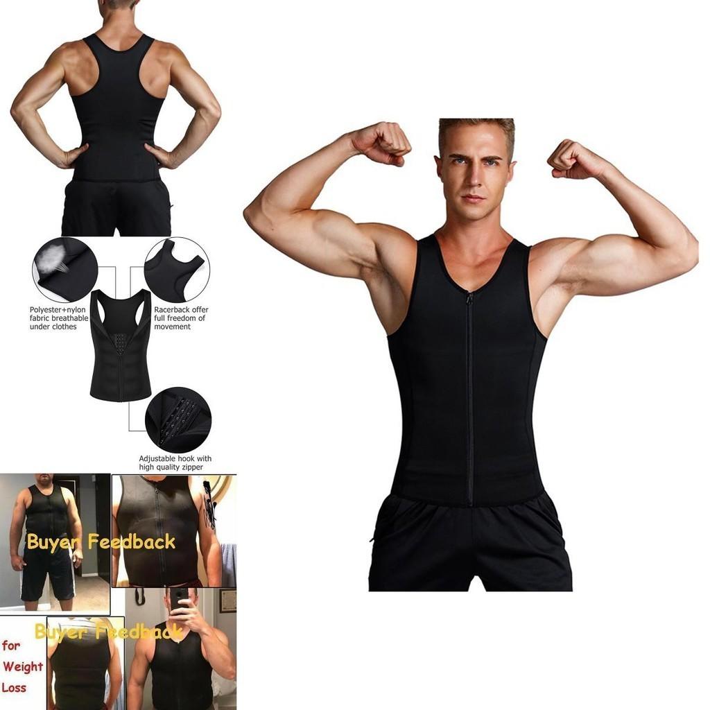 Neoprene Sauna Body Shaper Vest With Superior Tummy Control And Back Support**