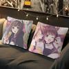 M-Menhera-chan Pillow Case Removable Washable Cushion Cover – All-Season Soft Linen
