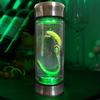 Alien Kreatur Glasbehälter LED Beleuchtet Alien Dekoration Gothic Gruselig Tischdekoration für Halloween Party Sci-Fi Fans Geschenk