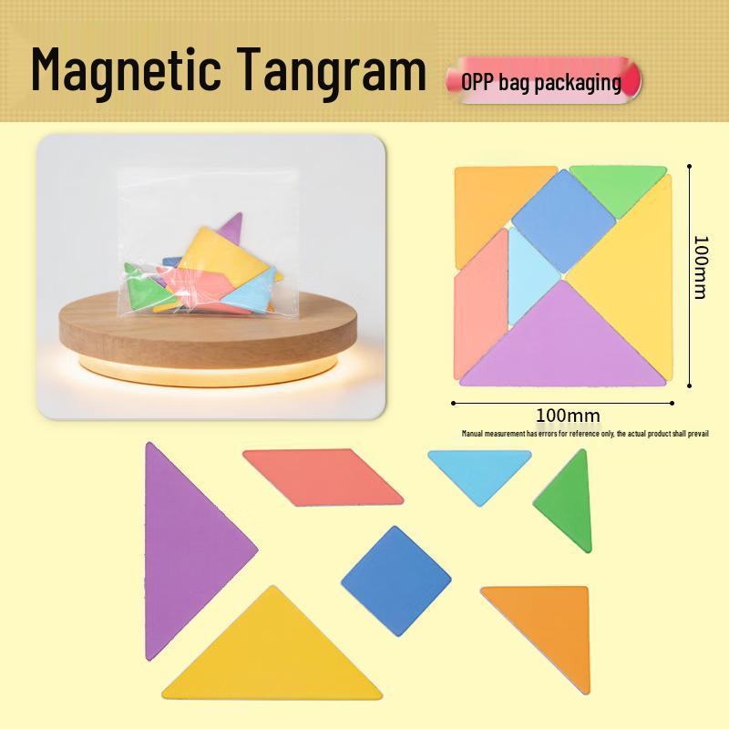 Dulezai Magnetic Tangram Educational Toy