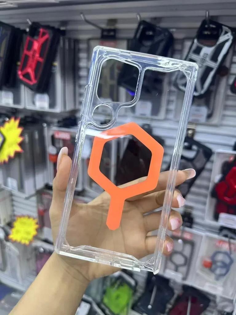 Scratch-Resistant Tough Rugged Case UA for Samsung Galaxy S25 Ultra Plus 5G Magnetic Military-Grade Protection Transparent Cover