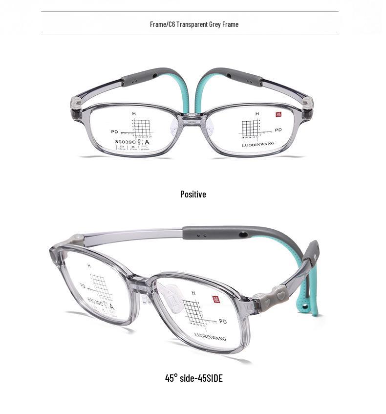 Ultra-Light Drop-Resistant Silicone Frame with Defocus Control Lenses for Children's Myopia