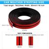 DOTAATDW Car Weather Stripping, 30Mm Windshield Rubber Seal For Car Front Rear Windshield Trim, Rubber Adhesive T Shape Sunroof Seal Cover Leak Sound