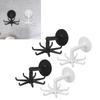 4pcs Wall Rotary Hook 180 Degree Vertical Flip 360 Degree Planare Rotation Bathroom 6 Claws Rotary Hook