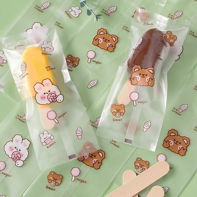 DIY Popsicle & Ice Cream Packaging Bags