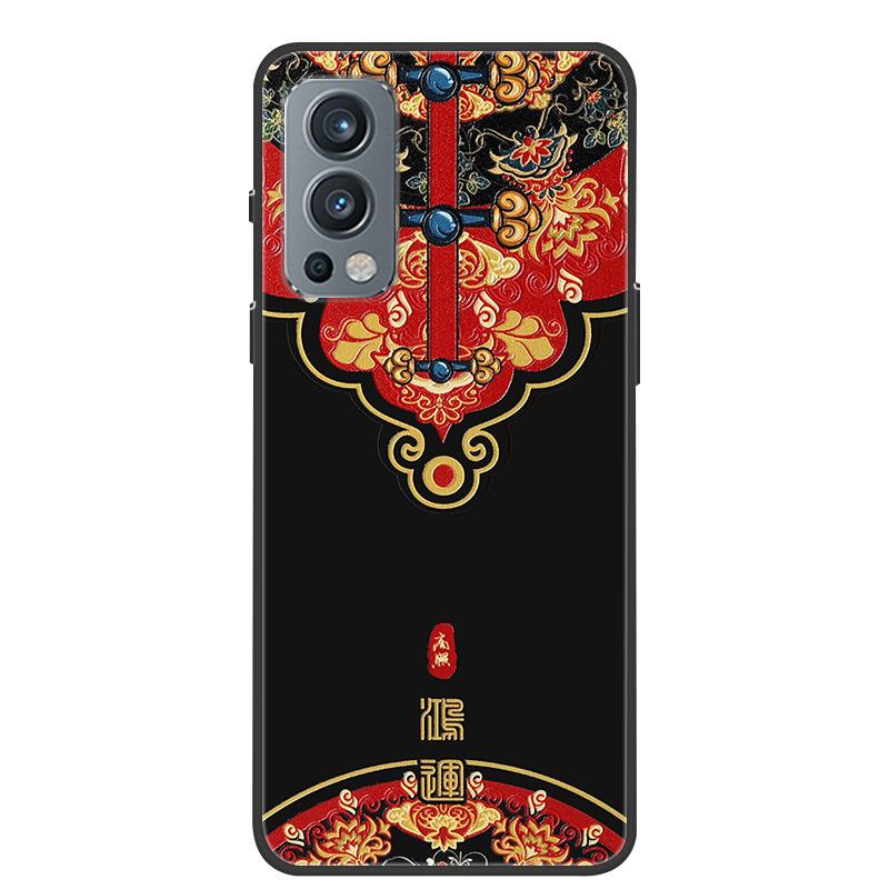 För Oneplus Nord 2 5G Fodral 3D Drake Prägling Mjuk TPU Silikon Baksidesfodral För Oneplus Nord2 5G One Plus Nord 2 Coque Bumper