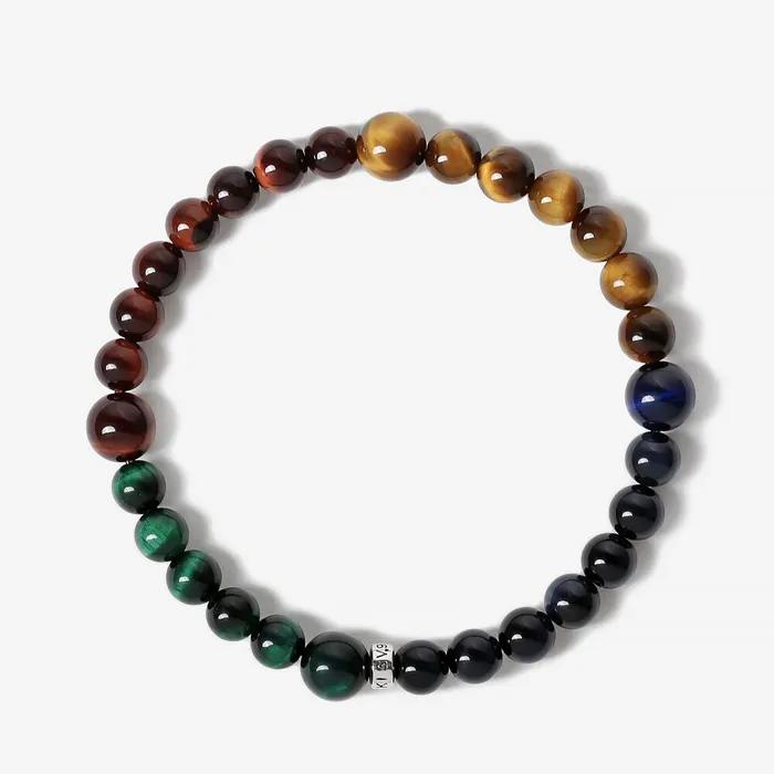 4 Tiger Eye Gemstone Bracelets