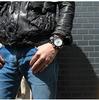 DaysArt Chronograph Genuine Leather Saddle Leather Bracelet DA Water Luminous Comes with Box Men's Watch, (Italian Leather), Watch, Concho, Resistant,