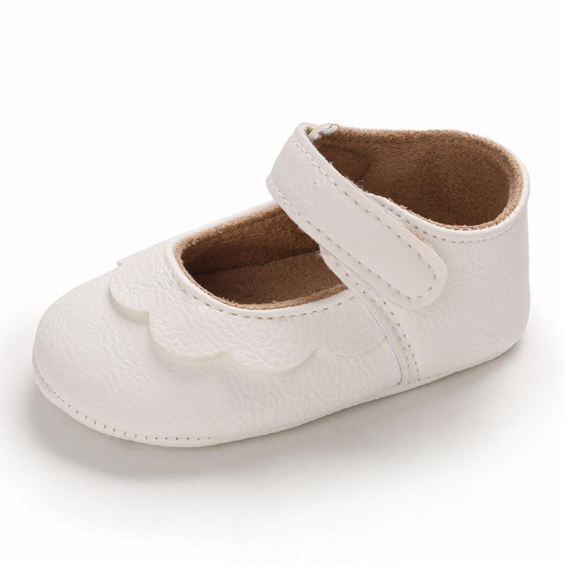 Spring and Autumn Fighting 0-1 Years Old Baby Learn Stews Soft Waves Baby Shoes Semi-Plastic Bottom Princess Shoes