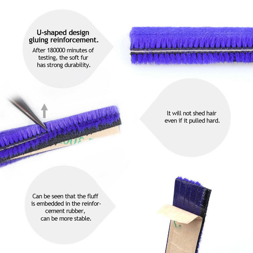 5 szt./zestaw miękkich pasków futrzanych do odkurzacza z serii Dyson V6V7 z napędem bezpośrednim