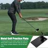 Golf Alignment Stick Holder Swing Practice Plate Plane Trainer Training Aid Alignment Stick Base