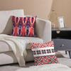 Casual Fashion Simple Russian-style pattern Cushion Cover Linen Pillow Case Soft Breathable Protective Couch Room Decoration