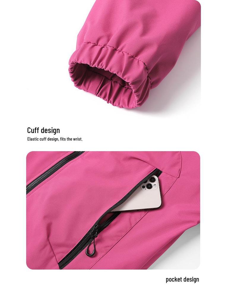 2025 Trendy Windproof & Waterproof Hooded Mountaineering Jacket - Unisex Spring/Autumn Outdoor Hiking & Fishing Outerwear