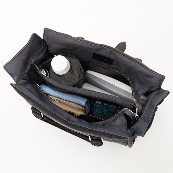 Isaac Twill Nylon Square Tote Greige Bag, Small, (26)