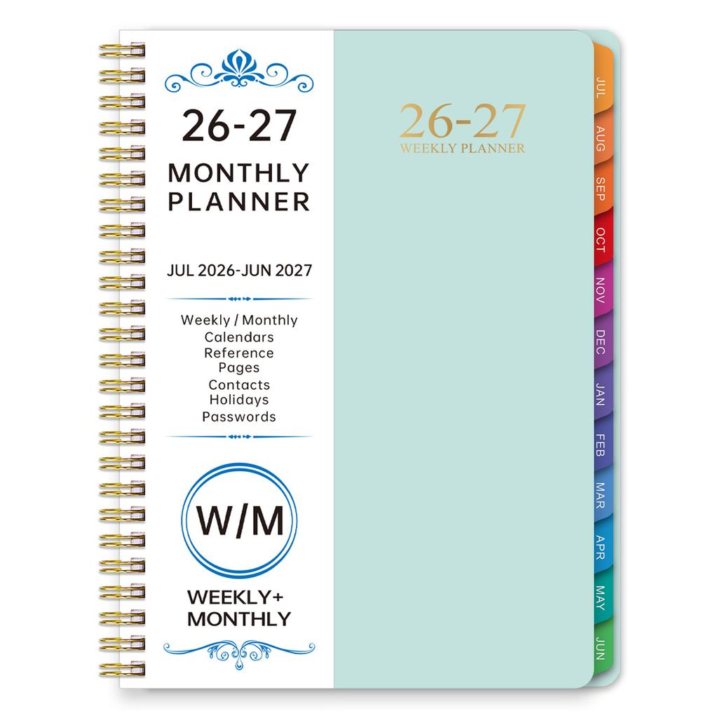 2026 Weekly Monthly Planner Twin Coil Binding 12 Month Weekly Planner For Daily Schedule Priorities Plan Task Management