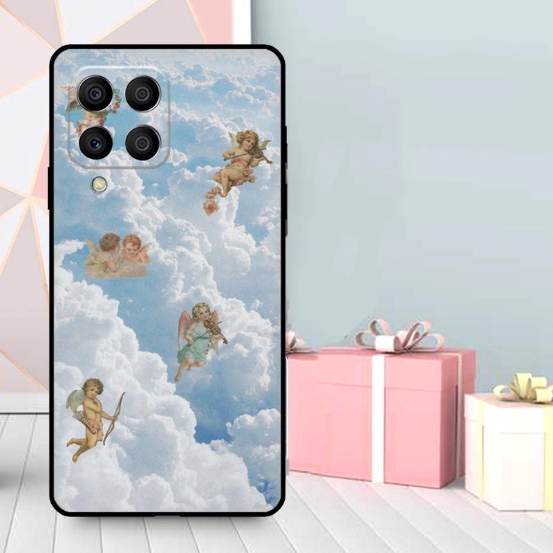 Cute Angels Aesthetic Aesthetics Case For Samsung Galaxy M35 M56 M12 M06 M32 M52 M55 M15 M11 M13 M14 M16 M36 M31 M53 M34 M54